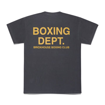 BRICKHOUSE BOXING DEPT. SHIRT (VINTAGE GRAY & GOLD)